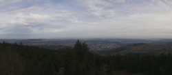 Archived image Webcam Kickelhahn Tower - View over Ilmenau 11:00