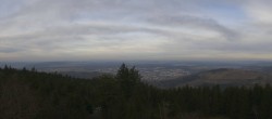 Archived image Webcam Kickelhahn Tower - View over Ilmenau 15:00