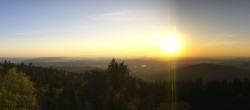 Archived image Webcam Kickelhahn Tower - View over Ilmenau 05:00