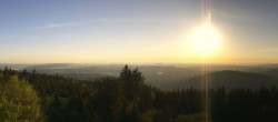 Archived image Webcam Kickelhahn Tower - View over Ilmenau 06:00