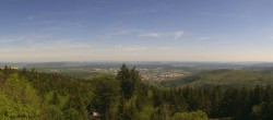 Archived image Webcam Kickelhahn Tower - View over Ilmenau 11:00