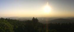 Archiv Foto Webcam Kickelhahn Turm - Blick über Ilmenau 05:00
