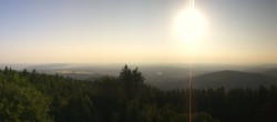 Archiv Foto Webcam Kickelhahn Turm - Blick über Ilmenau 06:00