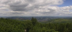 Archiv Foto Webcam Kickelhahn Turm - Blick über Ilmenau 13:00