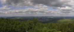 Archiv Foto Webcam Kickelhahn Turm - Blick über Ilmenau 15:00
