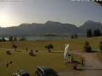 Archiv Foto Webcam Salenberghof: Blick auf Forggensee 07:00