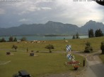 Archiv Foto Webcam Salenberghof: Blick auf Forggensee 15:00