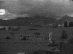 Archiv Foto Webcam Salenberghof: Blick auf Forggensee 23:00