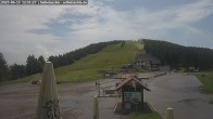 Archiv Foto Webcam Seibelseckle: Rasthütte und Blick auf die Piste 11:00