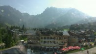 Archived image Webcam Hochkönig - View Hotel Urslauerhof 08:00