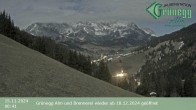 Archived image Webcam Grünegg Alm in Dienten 23:00