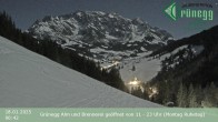 Archiv Foto Webcam Hochkönig Dienten: Grünegg Alm 23:00