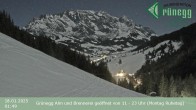 Archiv Foto Webcam Hochkönig Dienten: Grünegg Alm 01:00