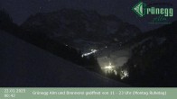 Archived image Webcam Grünegg Alm in Dienten 23:00