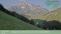 Archived image Webcam Grünegg Alm in Dienten 17:00