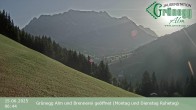 Archiv Foto Webcam Hochkönig Dienten: Grünegg Alm 05:00