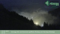 Archiv Foto Webcam Hochkönig Dienten: Grünegg Alm 21:00