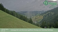 Archived image Webcam Grünegg Alm in Dienten 06:00