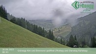 Archived image Webcam Grünegg Alm in Dienten 07:00