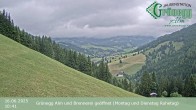 Archived image Webcam Grünegg Alm in Dienten 09:00