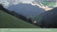 Archiv Foto Webcam Hochkönig Dienten: Grünegg Alm 03:00