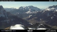 Archiv Foto Webcam Bergstation Buffaure - Vigo di Fassa 13:00