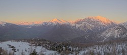 Archiv Foto Webcam Claviere: Colle Bercia 19:00