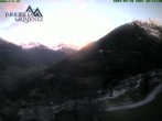 Archiv Foto Webcam Grimentz: Blick auf das Tal 19:00