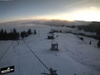 Archiv Foto Webcam Blick auf die Bergstation Lischboden im Skigebiet Rüschegg 02:00