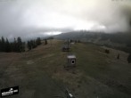 Archived image Webcam View at the upper station Lischboden / Ski resort Rüschegg 09:00