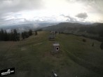 Archived image Webcam View at the upper station Lischboden / Ski resort Rüschegg 13:00