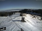 Archived image Webcam View at the upper station Lischboden / Ski resort Rüschegg 09:00