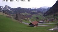 Archiv Foto Webcam in Eschi - Boltigen mit Blick ins Berner Oberland 07:00