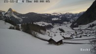 Archiv Foto Webcam in Eschi - Boltigen mit Blick ins Berner Oberland 07:00