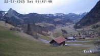 Archiv Foto Webcam in Eschi - Boltigen mit Blick ins Berner Oberland 07:00