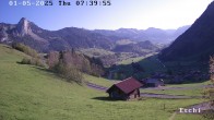 Archiv Foto Webcam in Eschi - Boltigen mit Blick ins Berner Oberland 07:00
