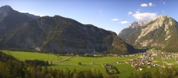 Archiv Foto Webcam Blick vom Muehlberg auf Scharnitz 17:00