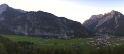 Archiv Foto Webcam Blick vom Muehlberg auf Scharnitz 19:00
