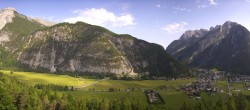 Archiv Foto Webcam Blick vom Muehlberg auf Scharnitz 09:00