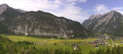 Archiv Foto Webcam Blick vom Muehlberg auf Scharnitz 11:00