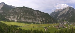 Archiv Foto Webcam Blick vom Muehlberg auf Scharnitz 13:00