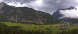 Archiv Foto Webcam Blick vom Muehlberg auf Scharnitz 19:00