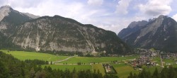 Archiv Foto Webcam Blick vom Muehlberg auf Scharnitz 11:00
