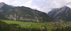 Archiv Foto Webcam Blick vom Muehlberg auf Scharnitz 13:00