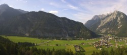 Archiv Foto Webcam Blick vom Muehlberg auf Scharnitz 17:00