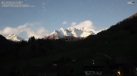 Archiv Foto Webcam Prägraten am Großvenediger: Blick auf Bichl und die Maurer Berge 01:00