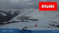 Archiv Foto Webcam Kitzbühel: Bergstation Panoramabahn - Resterhöhe 06:00