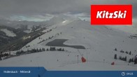 Archiv Foto Webcam Kitzbühel: Bergstation Panoramabahn - Resterhöhe 08:00