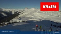 Archiv Foto Webcam Kitzbühel: Bergstation Panoramabahn - Resterhöhe 08:00