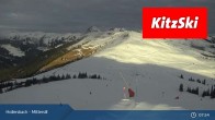 Archiv Foto Webcam Kitzbühel: Bergstation Panoramabahn - Resterhöhe 07:00